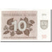 Banconote, Lituania, 10 (Talonas), 1991, KM:35b, 1991, FDS