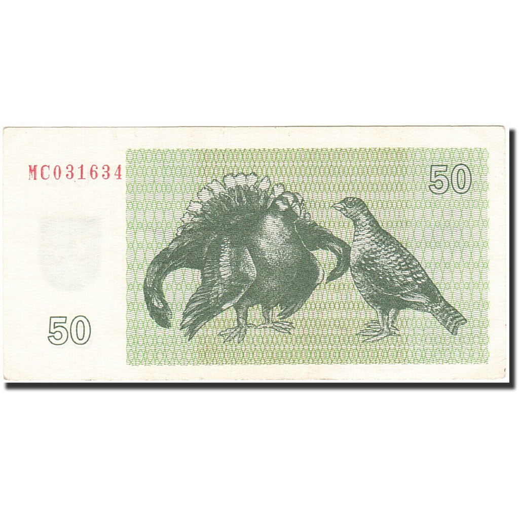 Lithuania, 50 (Talonas), 1992, 1992, KM:41, UNC(60-62)