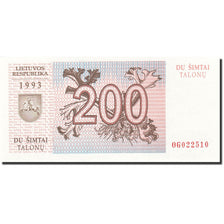 Banknote, Lithuania, 200 Talonu, 1993, 1993, KM:45, UNC(65-70)