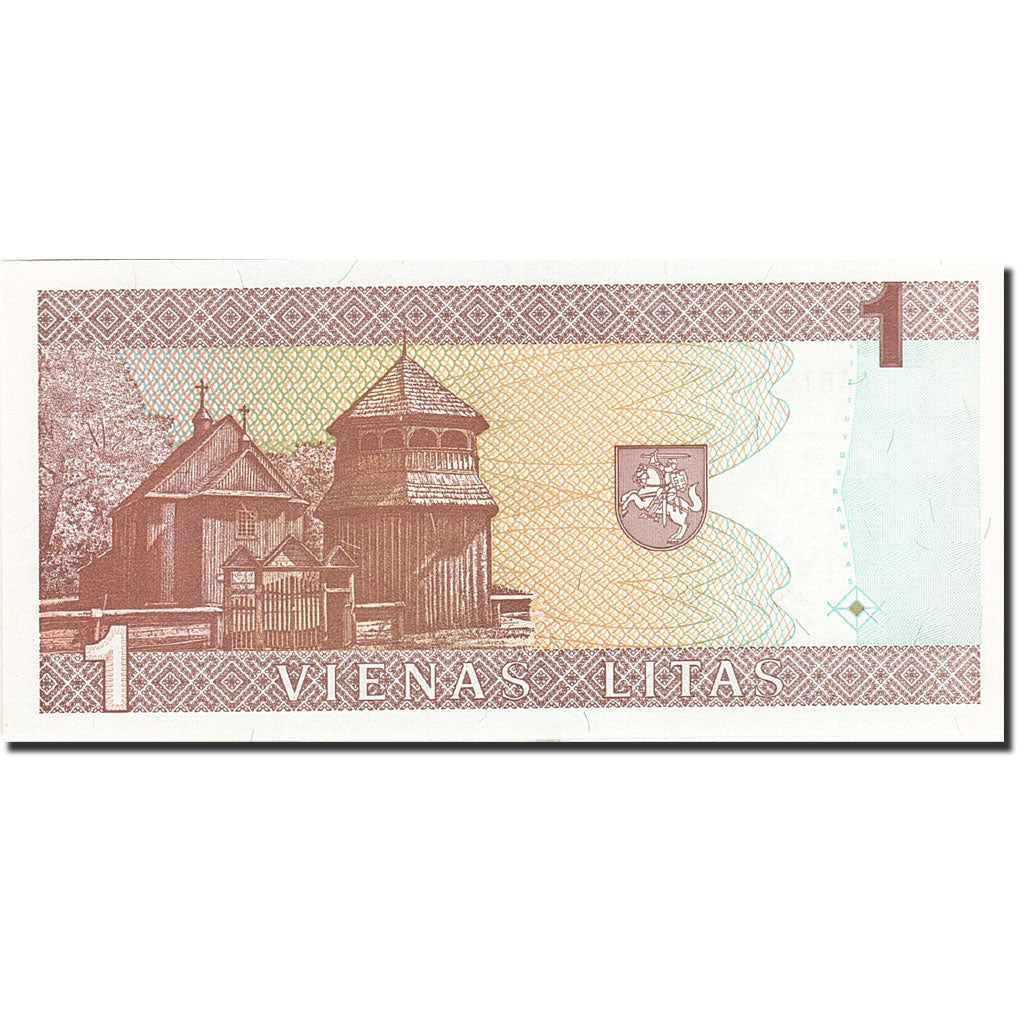 Banknote, Lithuania, 1 Litas, 1993-1994, 1994, KM:53a, UNC(65-70)