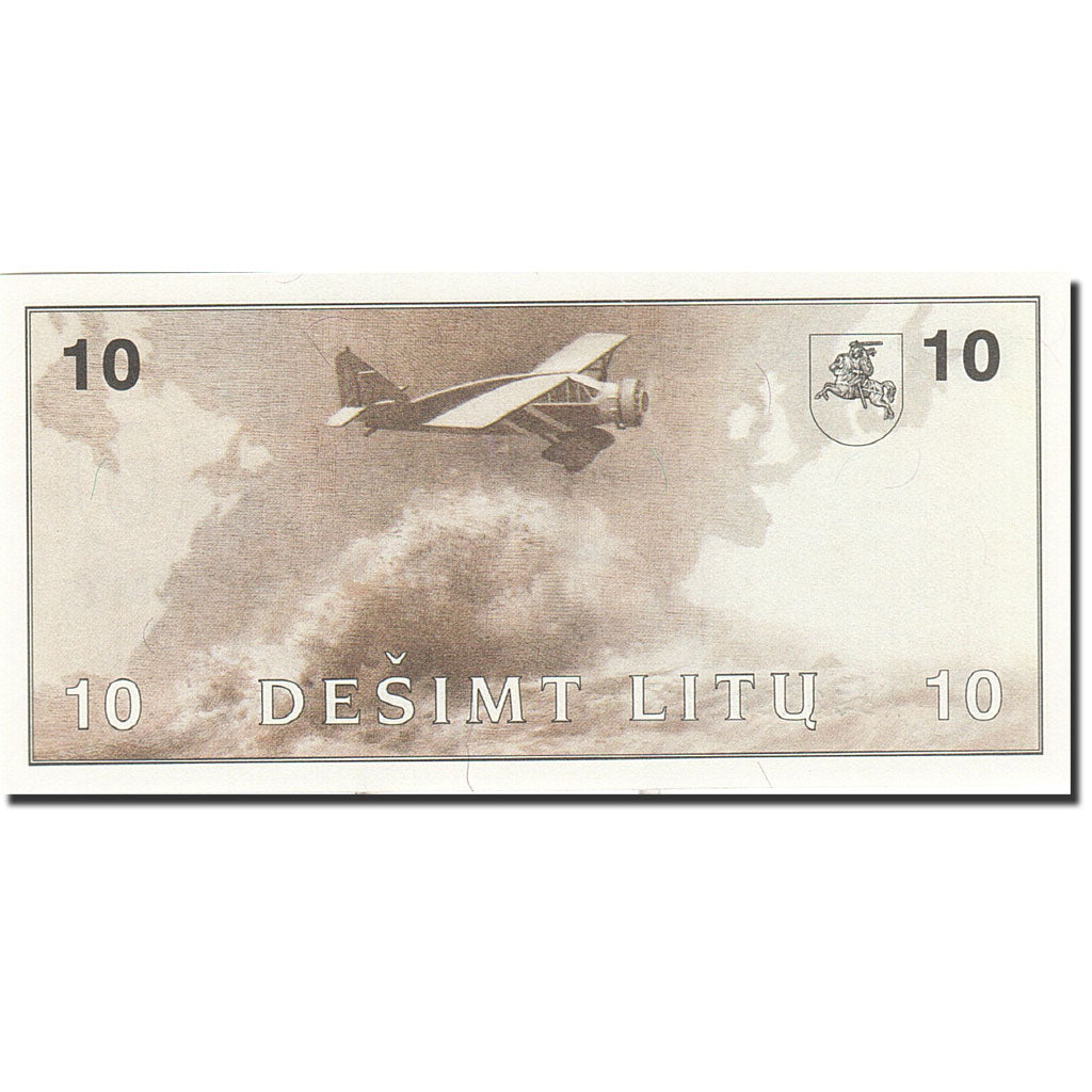 Lithuania, 10 Litu, 1991-1993, 1991, KM:47b, UNC(65-70)