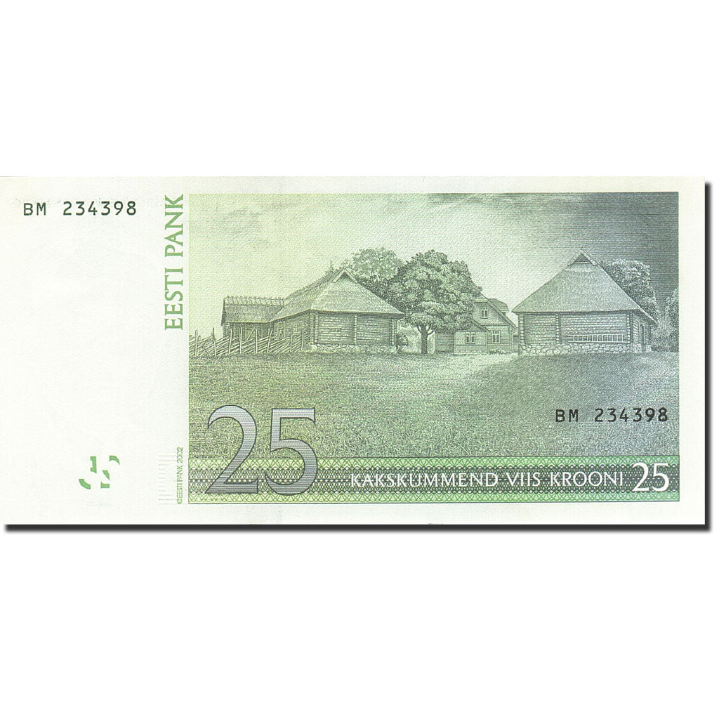 Banknote, Estonia, 25 Krooni, 2002, 2002, KM:84a, UNC(65-70)