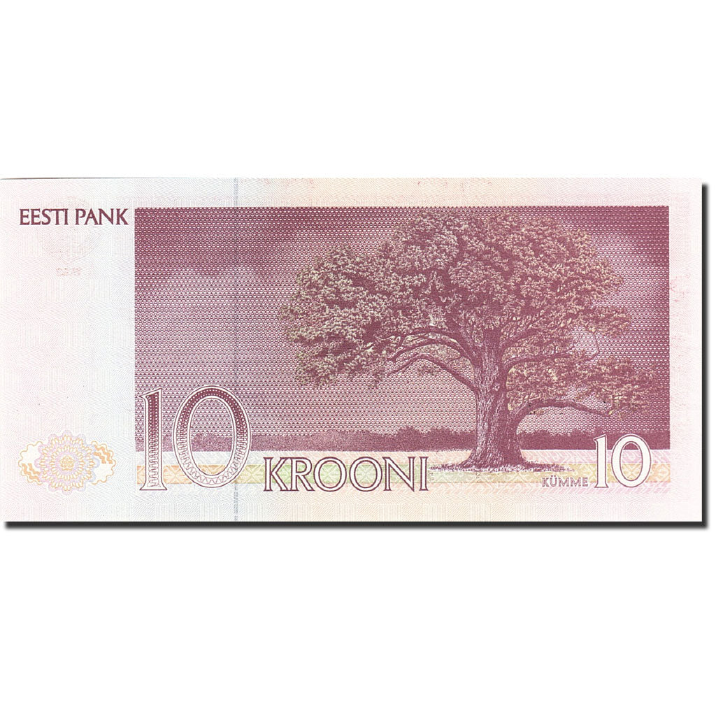 Estonia, 10 Krooni, 1991-1992, 1992, KM:72b, UNC(65-70)