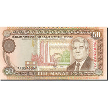 Turkmanistan, 50 Manat, 1993-1995, 1995, KM:5b, UNC(65-70)