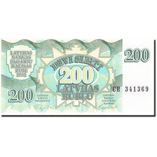 Letonia, 200 Rublu, 1992, 1992, KM:41, EBC+