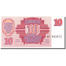 Biljet, Letland, 10 Rublu, 1992, 1992, KM:38, NIEUW