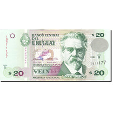 Uruguay, 20 Pesos Uruguayos, 1994-1997, KM:74b, 1997, NEUF