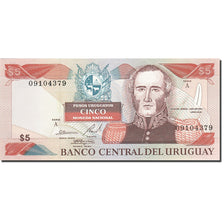 Uruguay, 5 Pesos Uruguayos, 1994-1997, KM:73Aa, Undated (1997), UNC(65-70)