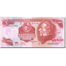 Banconote, Uruguay, 500 Nuevos Pesos, 1978-1988, KM:63a, Undated (1991), SPL