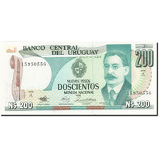 Banknote, Uruguay, 200 Nuevos Pesos, 1986-1987, 1986, KM:66a, UNC(65-70)