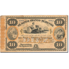 Geldschein, Uruguay, 10 Pesos = 1 Doblon, 1870-1871, 1871-08-01, KM:S172b, SS
