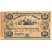 Billete, 10 Pesos = 1 Doblon, 1870-1871, Uruguay, KM:S172b, 1871-08-01, MBC