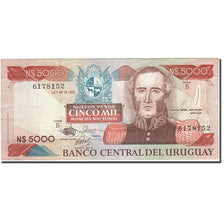 Uruguay, 5000 Nuevos Pesos, 1978-1988, KM:65a, Undated (1983), EF(40-45)