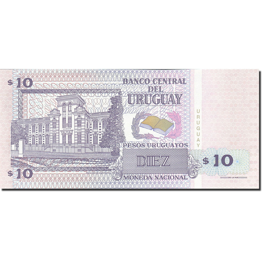 Banknote, Uruguay, 10 Pesos Uruguayos, 1998, 1998, KM:81a, UNC(65-70)