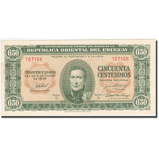 Uruguay, 50 Centesimos, 1939-1966, KM:34, Undated (1939), SPL