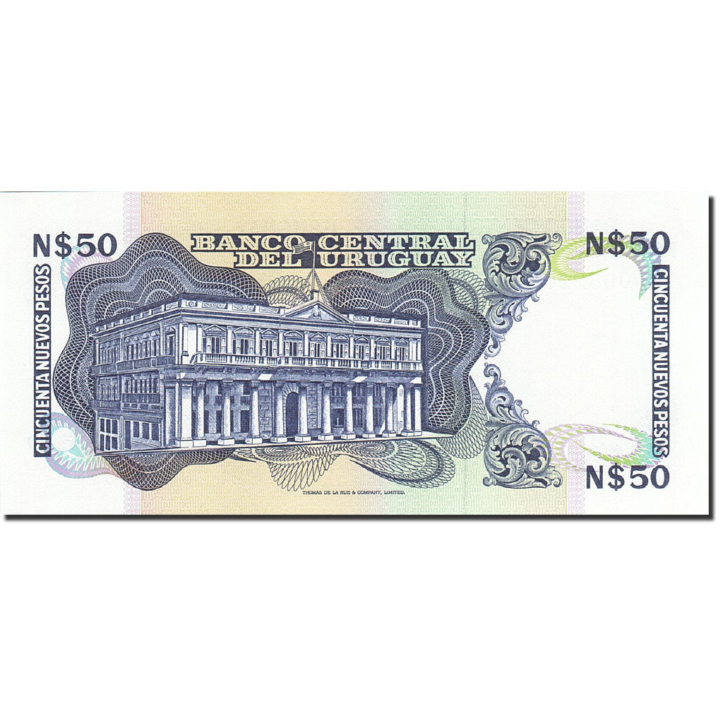 Billet, Uruguay, 50 Nuevos Pesos, 1975, Undated (1975), KM:59, NEUF