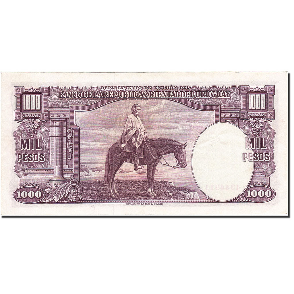 Uruguay, 1000 Pesos, 1967, KM:45, 1939-01-02, EF(40-45)