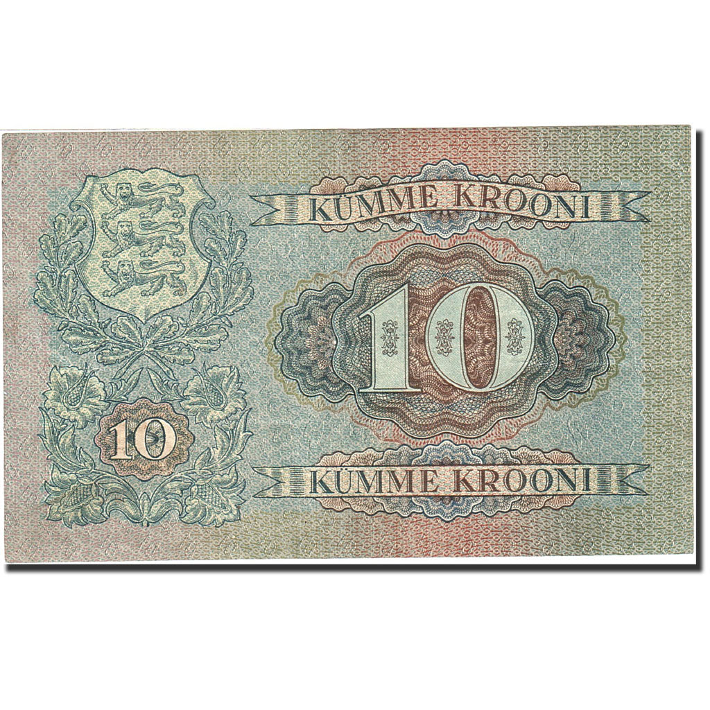 Banconote, Estonia, 10 Krooni, 1928-1935, KM:63a, 1928, BB+