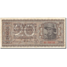 Banknote, Ukraine, 20 Karbowanez, 1942, 1942-03-10, KM:53, VF(20-25)