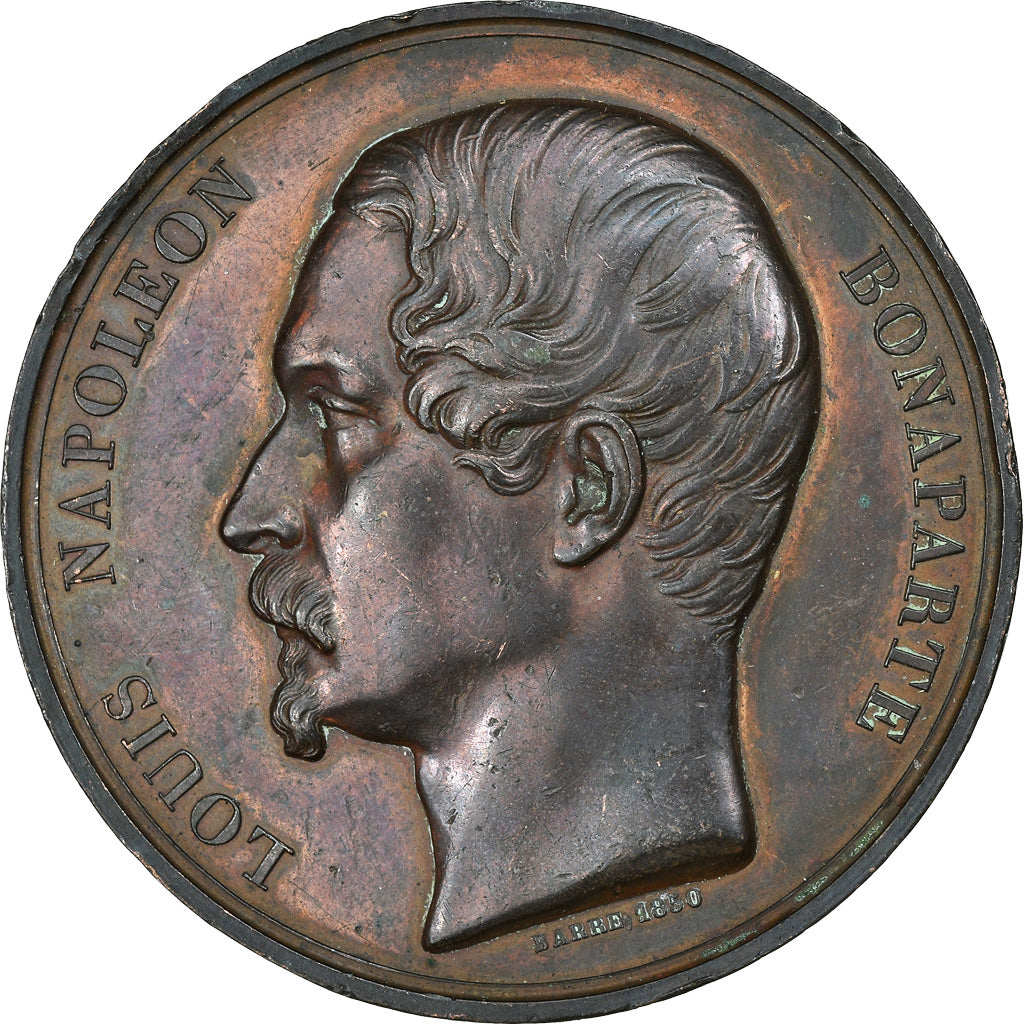 Francia, medalla, Louis Napoléon Bonaparte, Président de la République, 1848