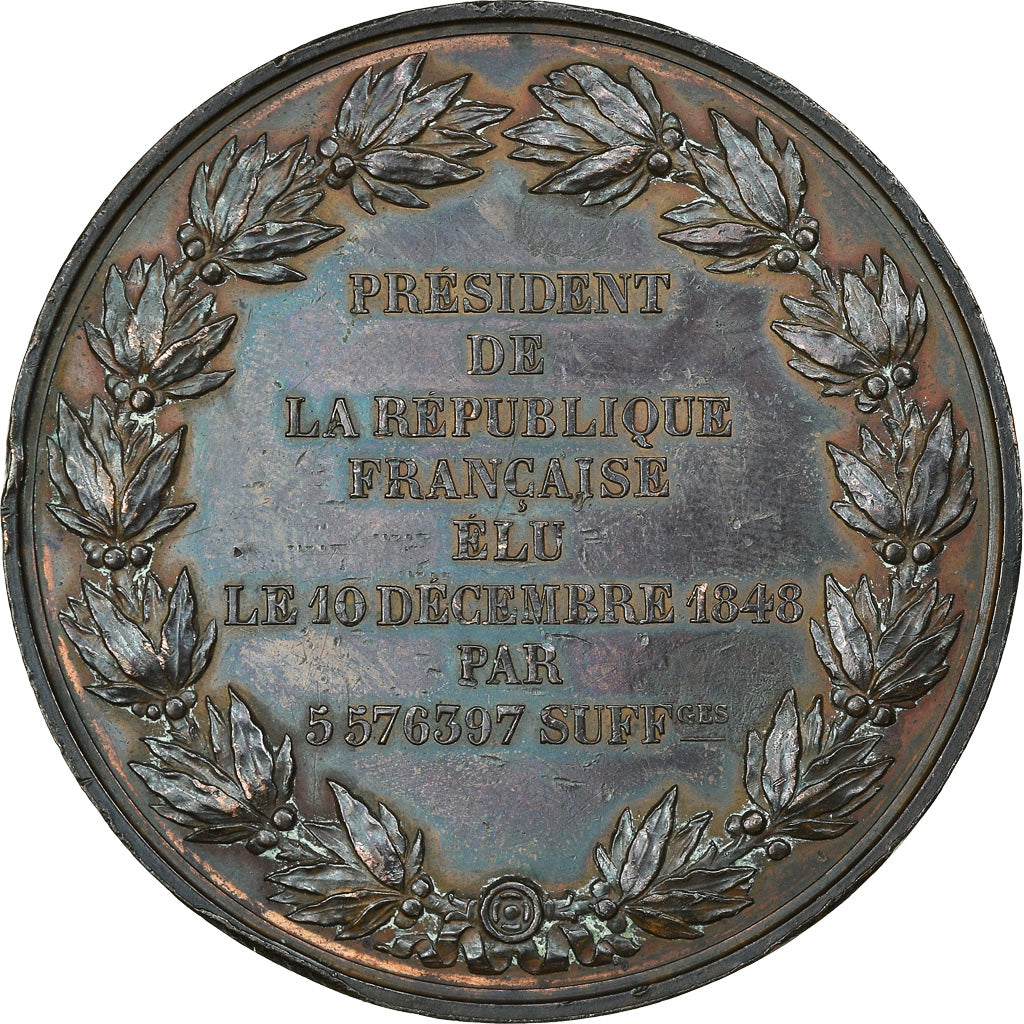 Francia, medalla, Louis Napoléon Bonaparte, Président de la République, 1848