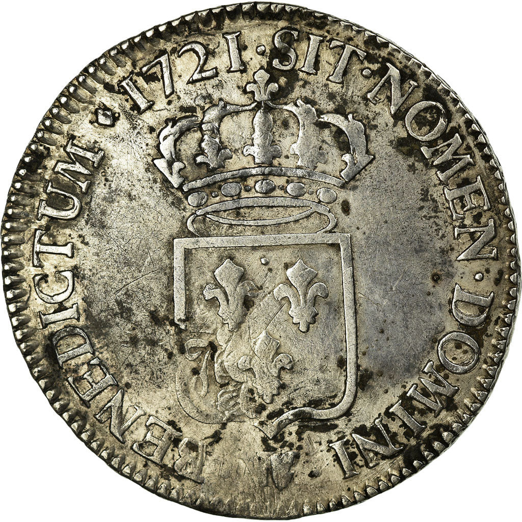 Coin, France, Louis XV, 1/2 Écu de France, 1/2 ECU, 44 Sols, 1721, Lille
