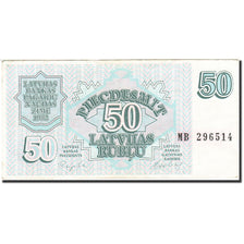 Lettonia, 50 Rublu, 1992, KM:40, 1992, BB