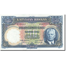 Banknot, Łotwa, 50 Latu, 1934, 1934, KM:20a, UNC(63)