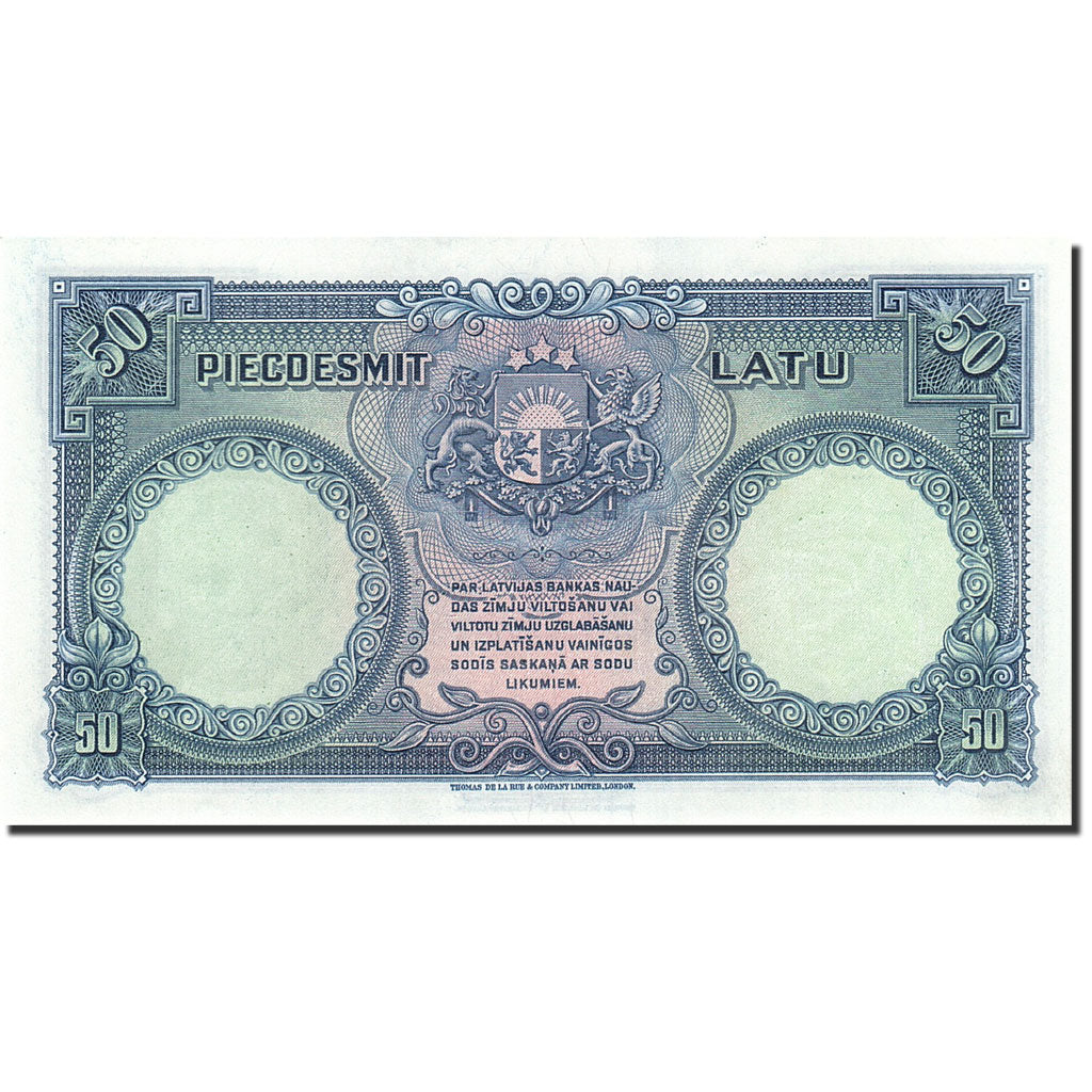 Banknote, Latvia, 50 Latu, 1934, 1934, KM:20a, UNC(63)