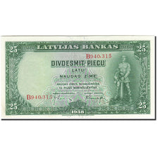 Banconote, Lettonia, 25 Latu, 1938-1939, KM:21a, 1938, BB+