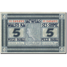 Banknote, Latvia, 5 Rubli, 1919-1920, Undated (1919), KM:3f, UNC(60-62)