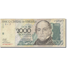 Geldschein, Venezuela, 2000 Bolivares, 1998, 1998-10-29, KM:80, SS