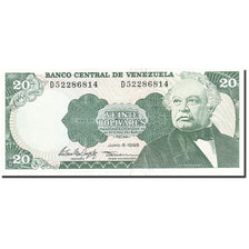 Banknot, Venezuela, 20 Bolivares, 1981-1988, 1995-06-05, KM:63e, UNC(65-70)