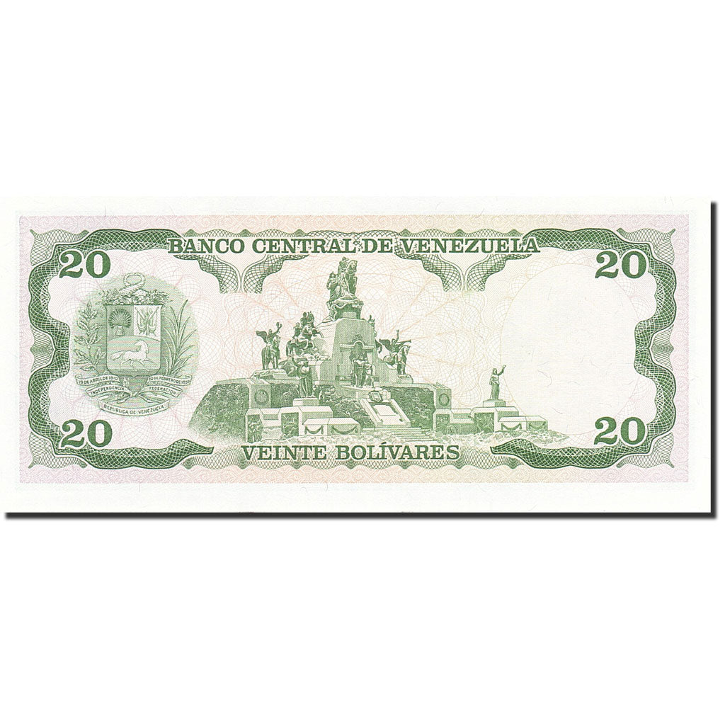 Billet, Venezuela, 20 Bolivares, 1981-1988, 1995-06-05, KM:63e, NEUF