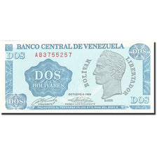 Geldschein, Venezuela, 2 Bolivares, 1989, 1989-10-05, KM:69, UNZ