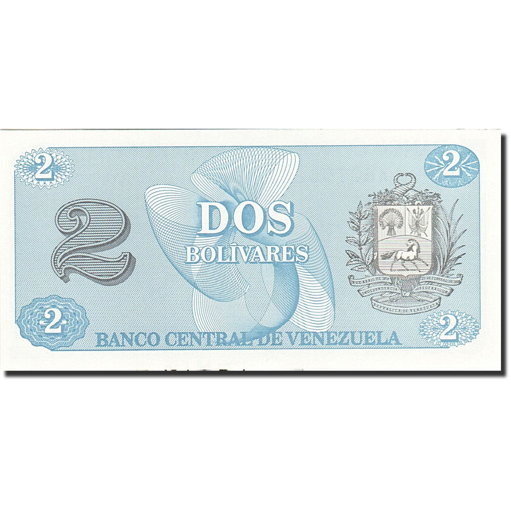 Geldschein, Venezuela, 2 Bolivares, 1989, 1989-10-05, KM:69, UNZ