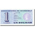 Banknote, Venezuela, 1 Bolivar, 1989, 1989-10-05, KM:68, UNC(65-70)