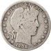 Stati Uniti, Barber Half Dollar, Half Dollar, 1908, U.S. Mint, Denver, B+, Ar...