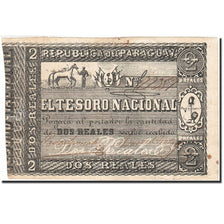 Paraguay, 2 Réales, 1860, Undated (1860), KM:9, EF(40-45)