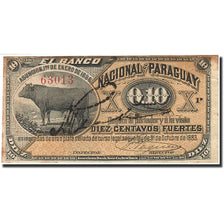 Paraguay, 10 Centavos, 1882, KM:S122a, 1883-10-31, S