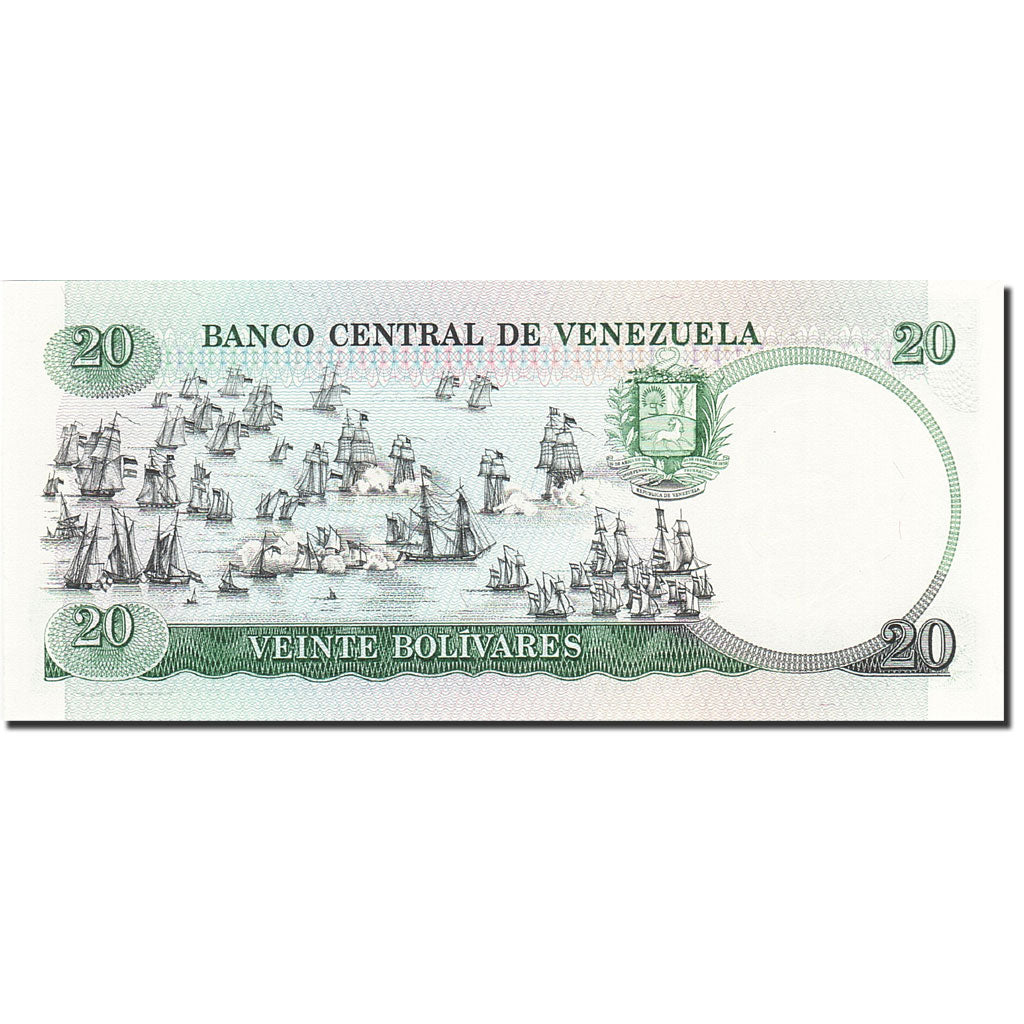 Venezuela, 20 Bolivares, 1989, 1987-10-20, KM:71, UNC(65-70)