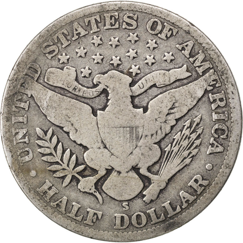 UNITED STATES, Barber Half Dollar, Half Dollar, 1915, U.S. Mint, KM #116,...