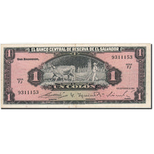 El Salvador, 1 Colon, 1964-1965, KM:105a, 1964-09-08, SS+