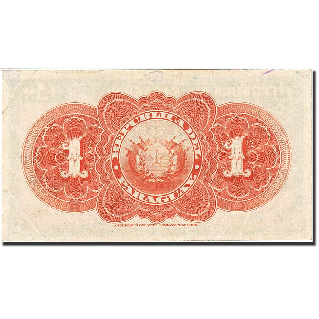 Paraguay, 1 Peso, 1916, 1916-01-28, KM:138a, EF(40-45)