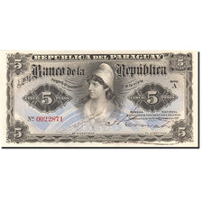 Paraguay, 5 Pesos, 1907, 1907-12-26, KM:118a, UNC(63)