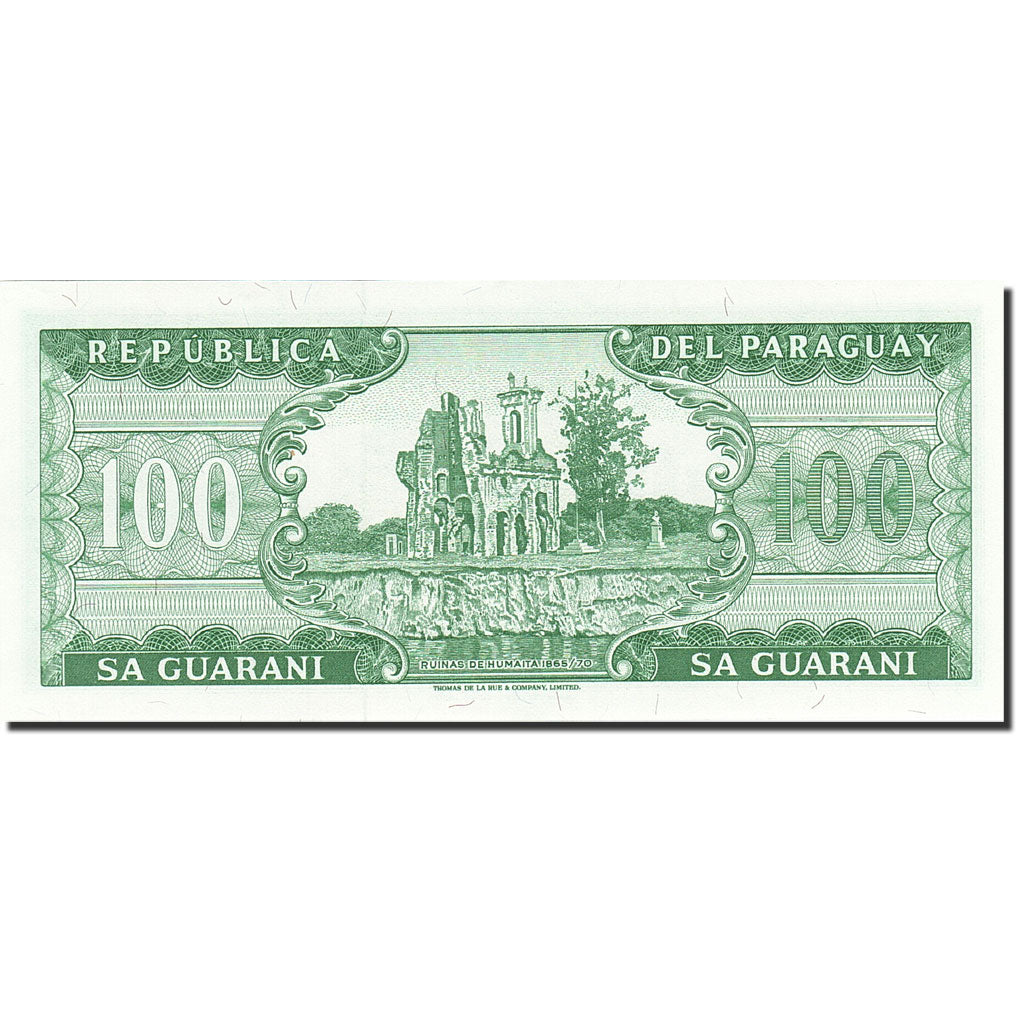 Billete, 100 Guaranies, 1982-1990, Paraguay, KM:205, 1982, UNC