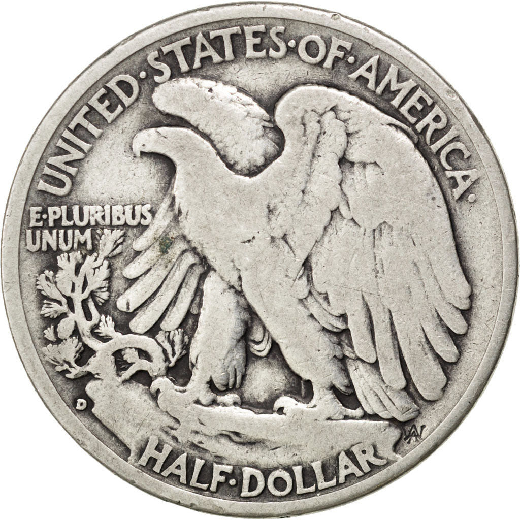 UNITED STATES, Walking Liberty Half Dollar, Half Dollar, 1935, U.S. Mint, KM...