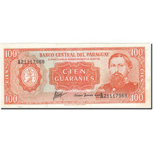 Paraguay, 100 Guaranies, 1952, 1952, KM:199b, EF(40-45)