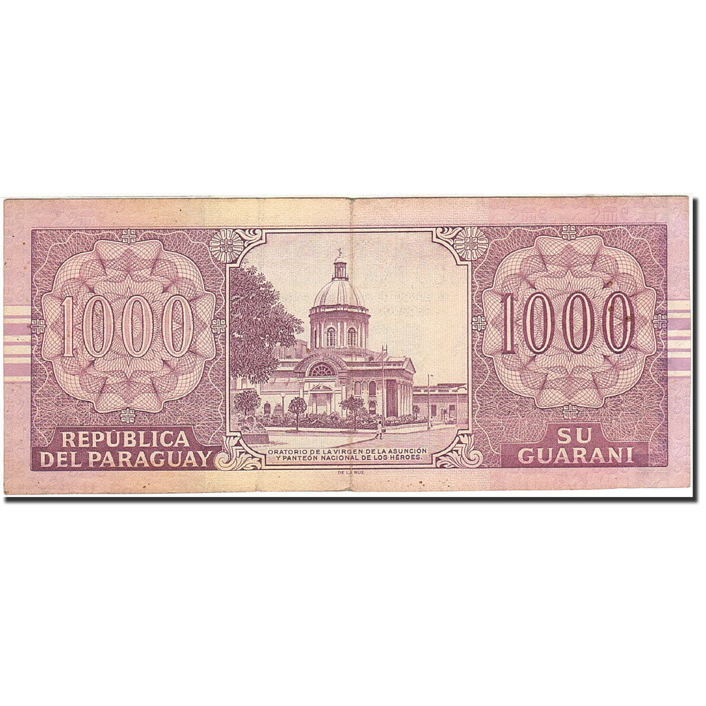 Banknote, Paraguay, 1000 Guaranies, 2004, 2004, KM:222a, VF(30-35)
