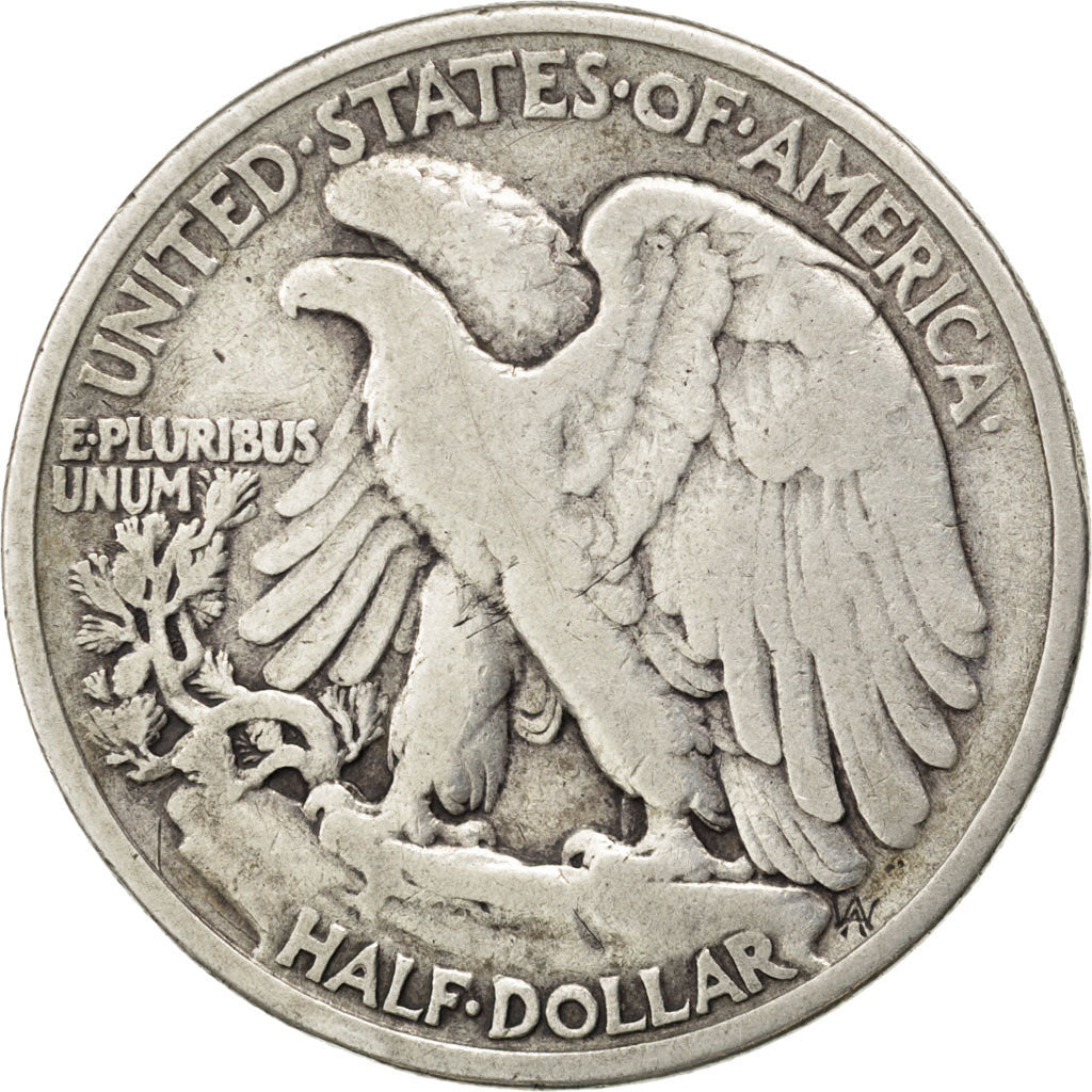 UNITED STATES, Walking Liberty Half Dollar, Half Dollar, 1937, U.S. Mint, KM...